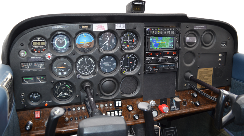 The - Cessna 172 Gtn 650 (800x447), Png Download