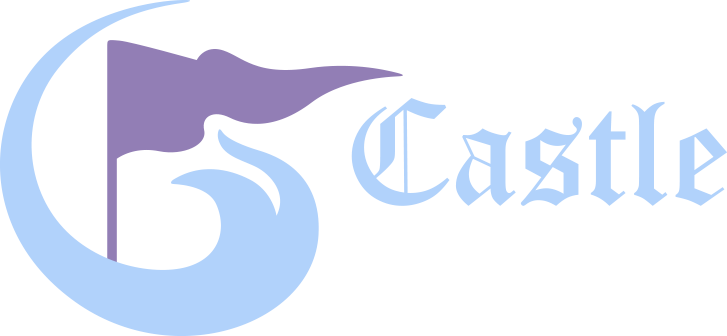 Castle Rewards Logo - Castle Windows Rectangle Magnet (727x336), Png Download