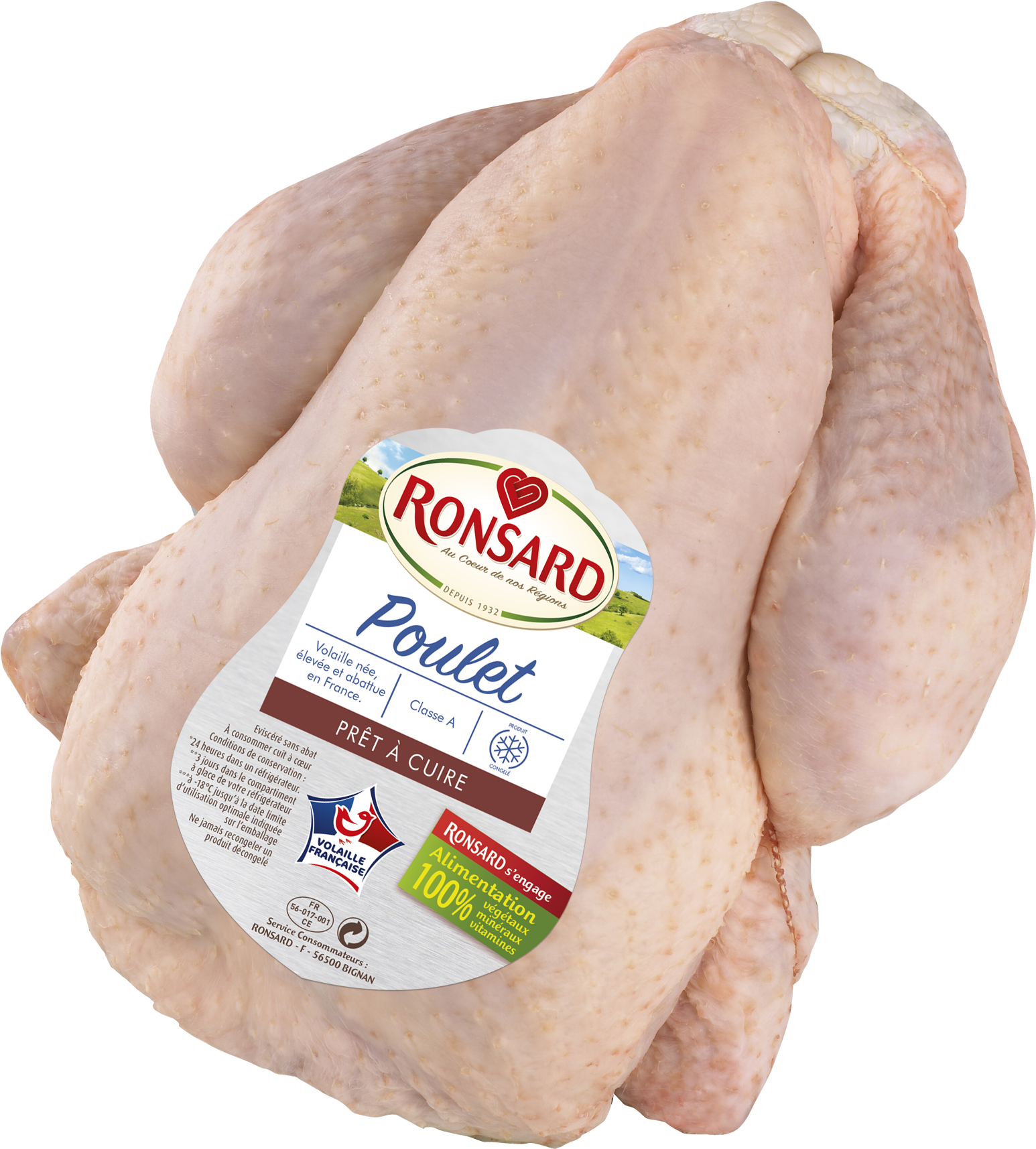 Frozen Oven-ready Poultry - Logo Poulet De Chair (1590x1772), Png Download