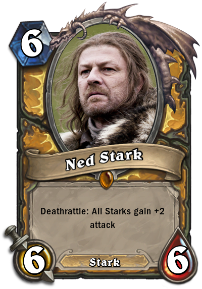 The Starks - Game Of Thrones Stark Set Eddard Tv Show Poster 17x11 (400x573), Png Download