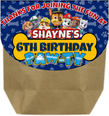 Paw Patrol Party Favor Bag Toppers - Paw Patrol 8 Books My First Smart Pad Library Box Set (391x429), Png Download