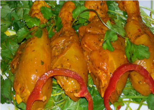 New Chicken Marinated Legs - Chicken As Food (500x500), Png Download