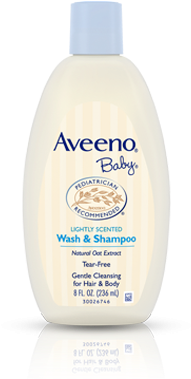 Baby Daily Wash And Shampoo 8oz - Aveeno Baby (385x385), Png Download