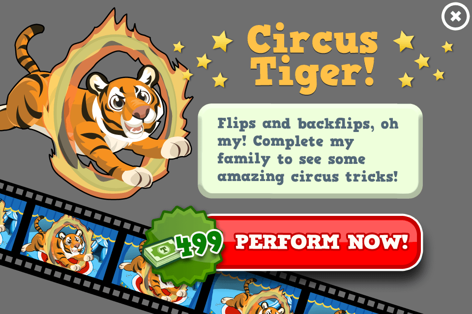 Circus Tiger Animators Modal - Circus (960x640), Png Download