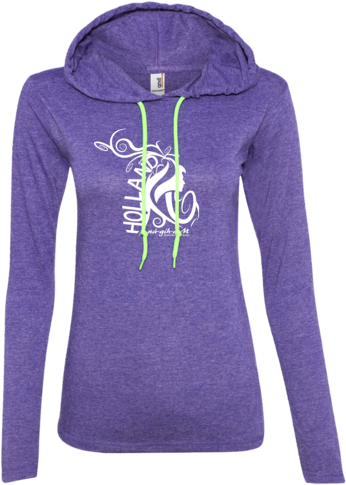 Anvil Ladies' Ls T-shirt Hoodie 887l Holland - So There's This Girl She Kinda Stole My Heart T Shirt, (690x690), Png Download