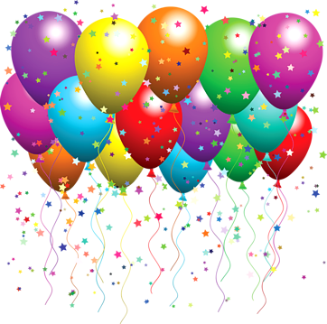 Balloons - Party Png (362x359), Png Download