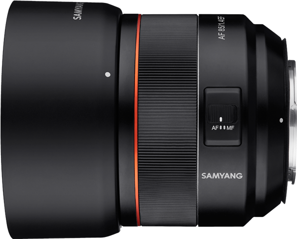 Samyang Af 85mm F/1 - Samyang Af 85mm F1 4 Canon (750x540), Png Download