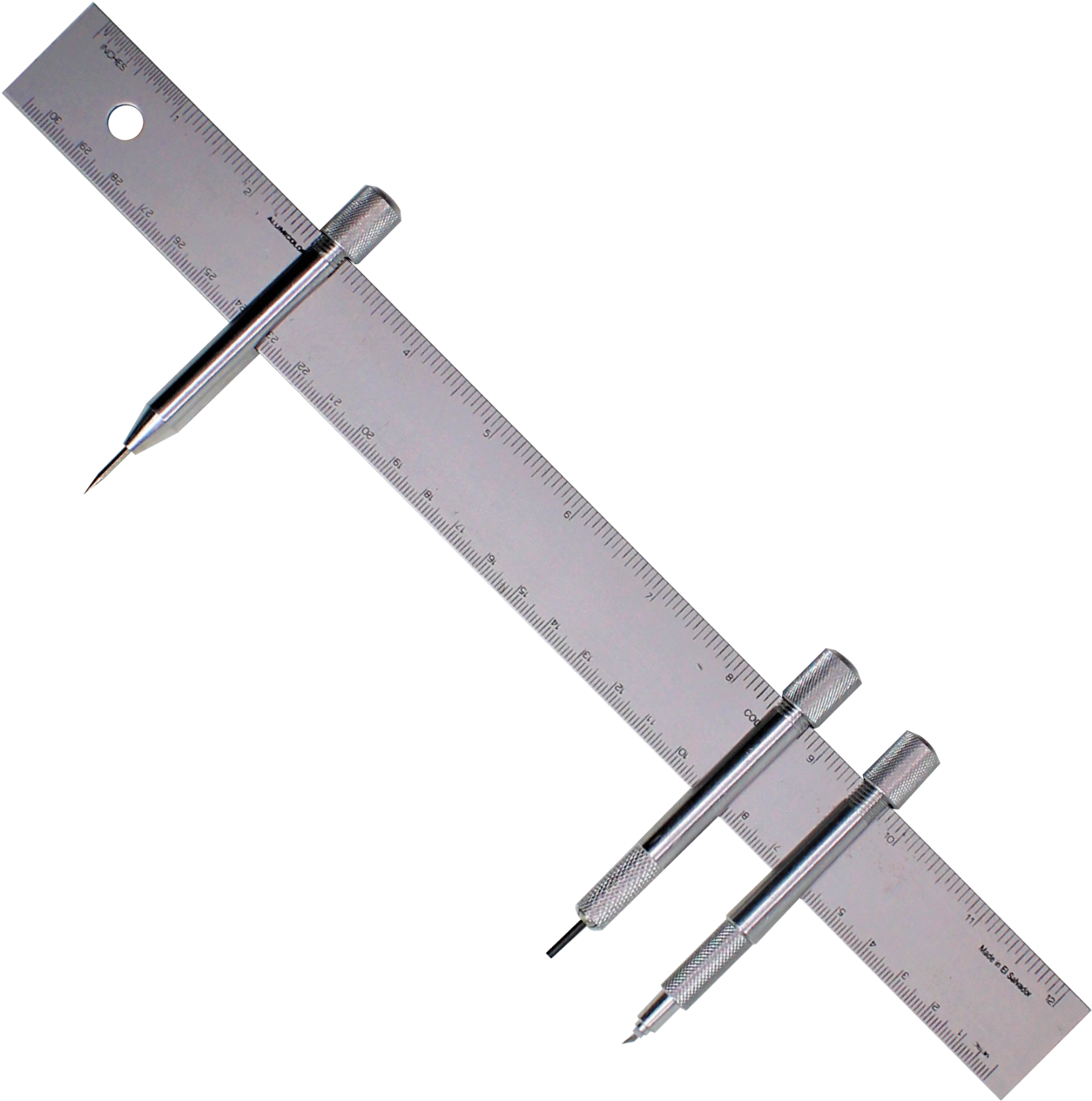 Yardstick Compass- Swivel/pin Post/lead - Yardstick Compass Swivel & Pin Post (1263x1280), Png Download