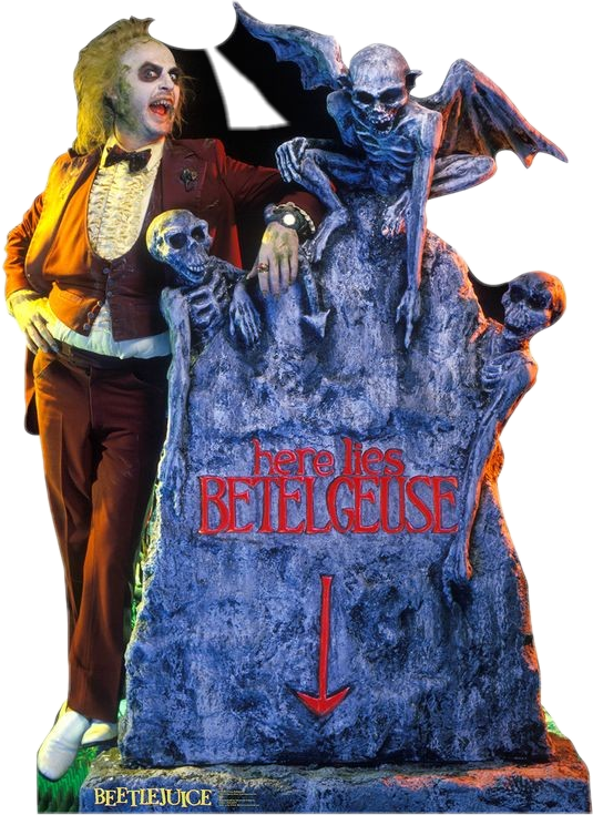 Report Abuse - Cardboard Cutouts: Beetlejuice - Here Lies Betelgeuse (535x735), Png Download