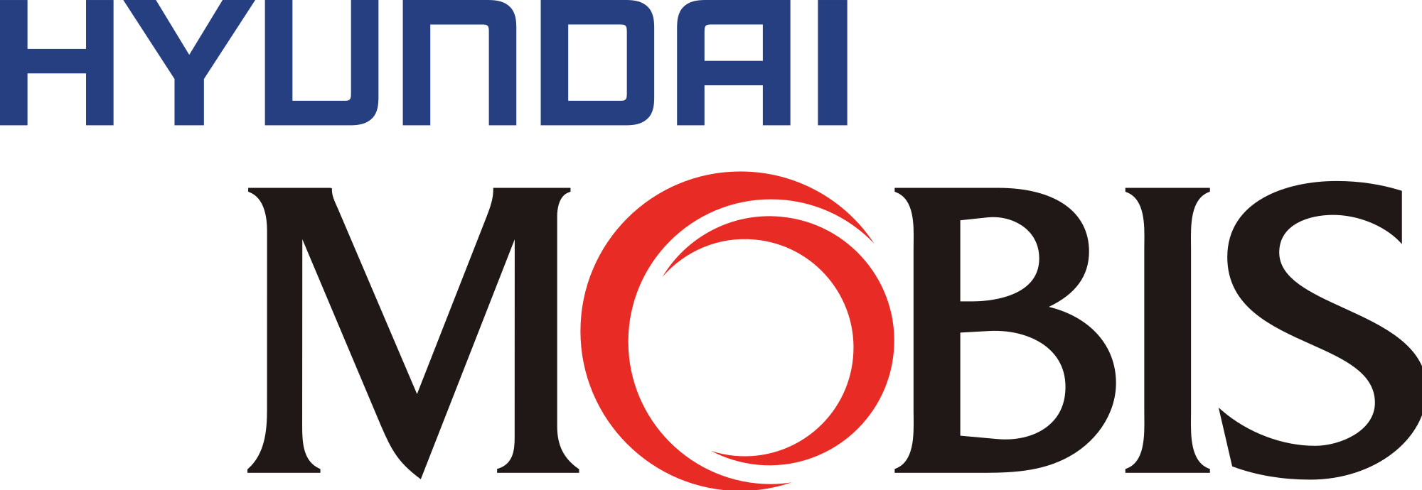 Open - Hyundai Mobis Logo (2000x690), Png Download