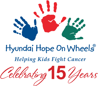 In 1998, Hyundai And A Group Of New England-area Dealers - Hyundai Hope On Wheels Logo (408x408), Png Download
