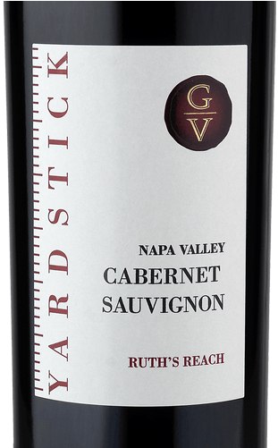 Goldschmidt Vineyards Yardstick Ruth's Reach Cabernet - Glass Bottle (375x500), Png Download