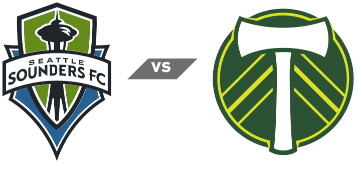 Seattle Sounders Vs Portland Timbers - Portland Timbers Badge (710x338), Png Download