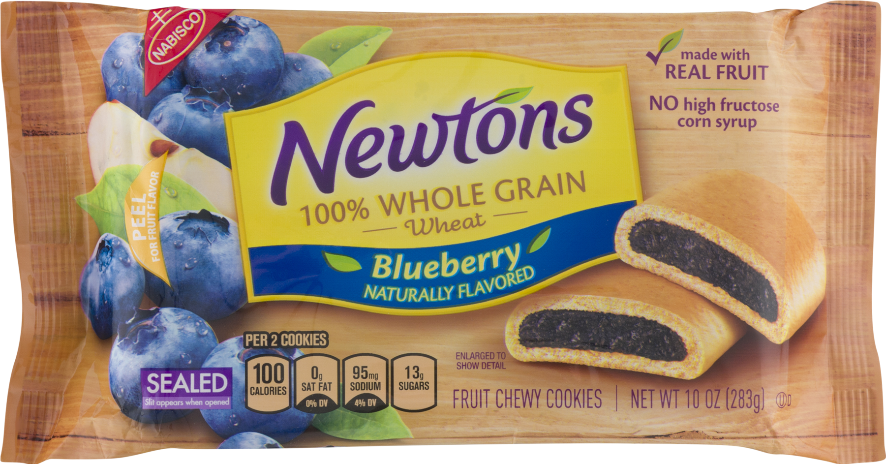 Newtons Cookies, Fruit Chewy, Blueberry - 10 Oz (1800x1800), Png Download