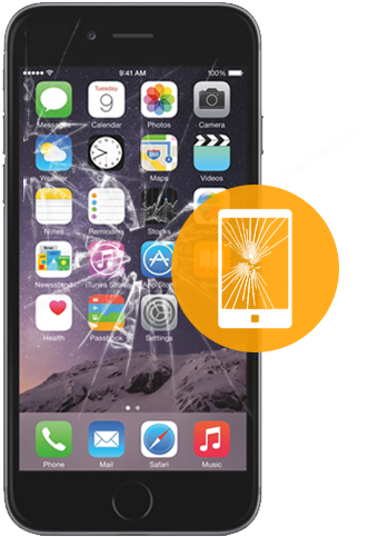 Iphone 6 Screen Replacement - Iphone 6 Jb Hi Fi (500x500), Png Download