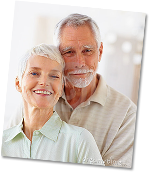 Cute Old Couple (350x400), Png Download