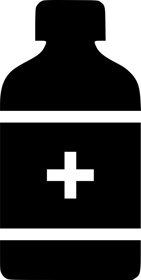 Medicine Bottle - - Pharmaceutical Industry (492x980), Png Download