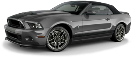 Sterling Grey - Ford Mustang 2014 Shelby Gt500 (500x256), Png Download