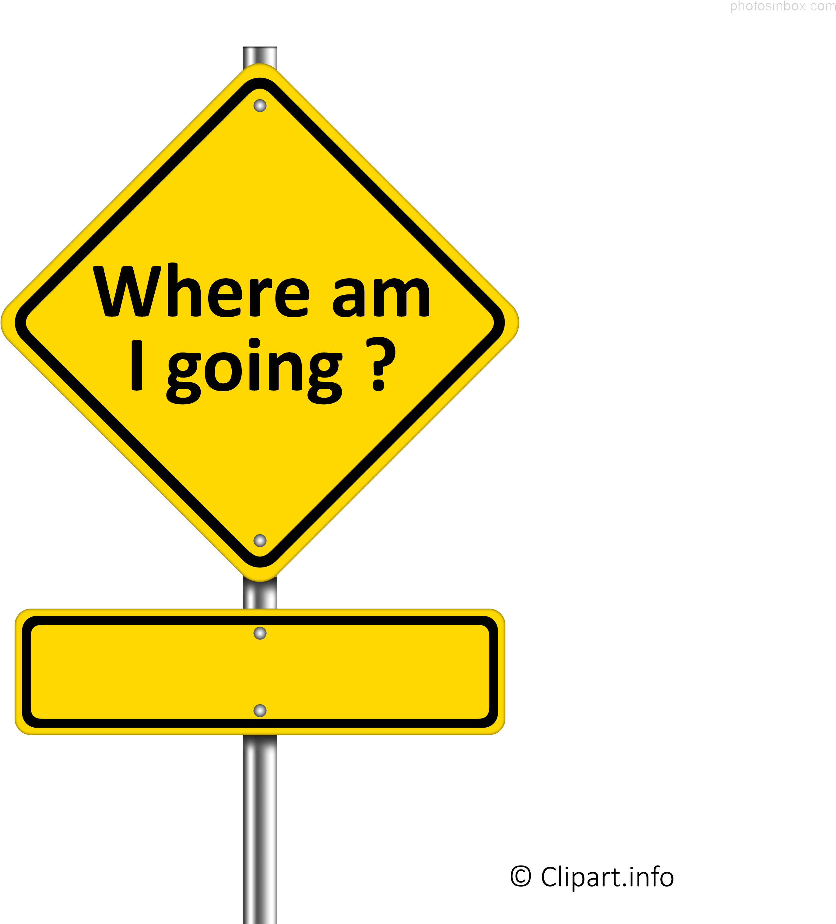 Blank Road Sign Board (3800x3040), Png Download