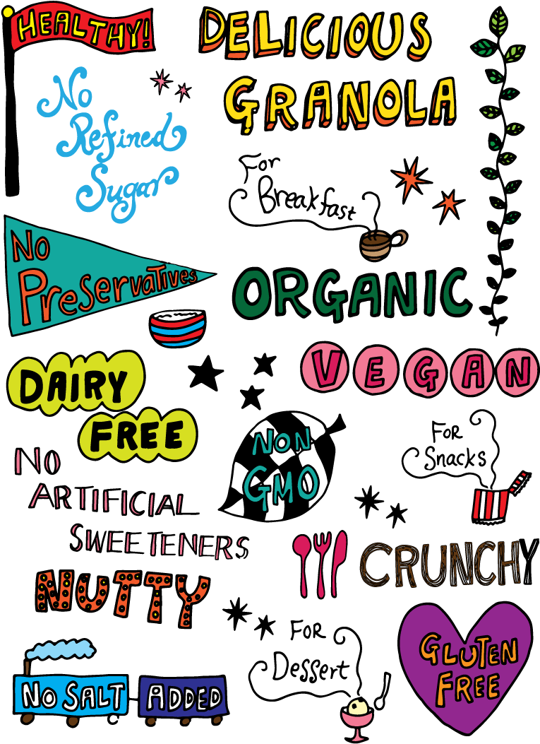 Organic & Gluten-free Star Sky Granola (800x1132), Png Download