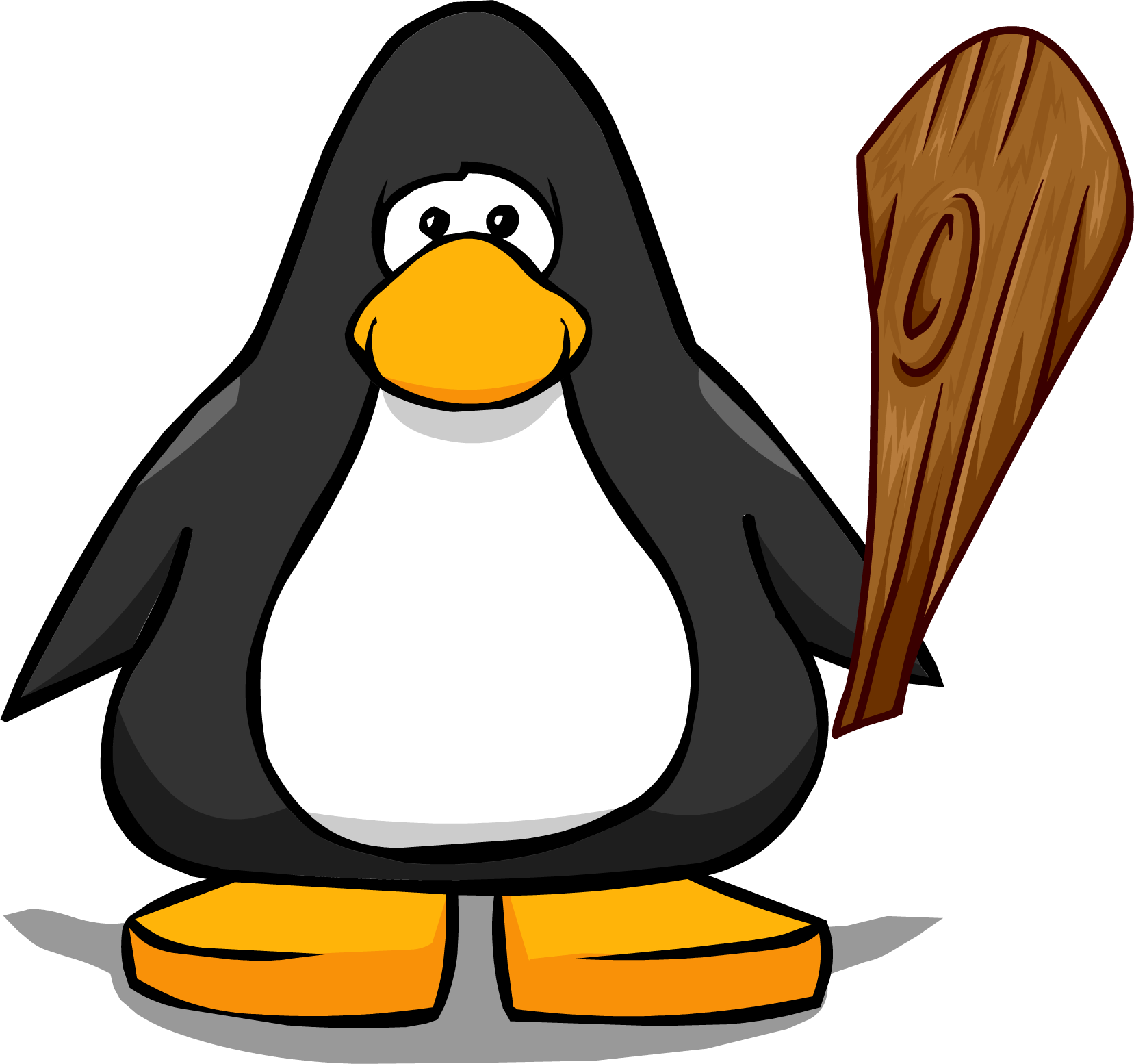 Ugg Club From A Player Card - Penguin With A Briefcase (1657x1554), Png Download