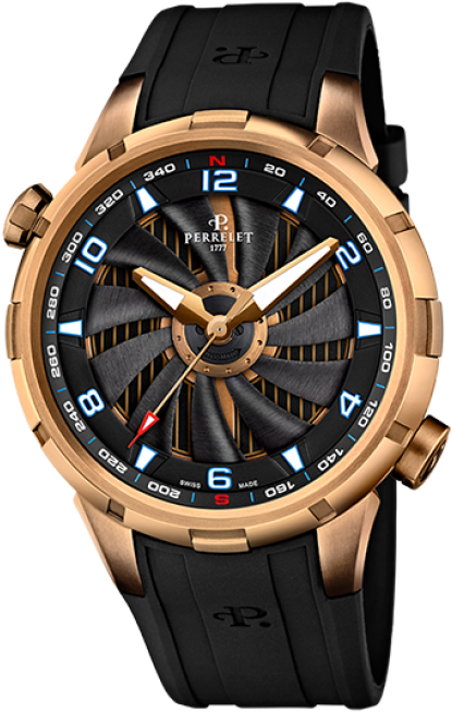 Perrelet Watch Turbine Yacht (600x695), Png Download