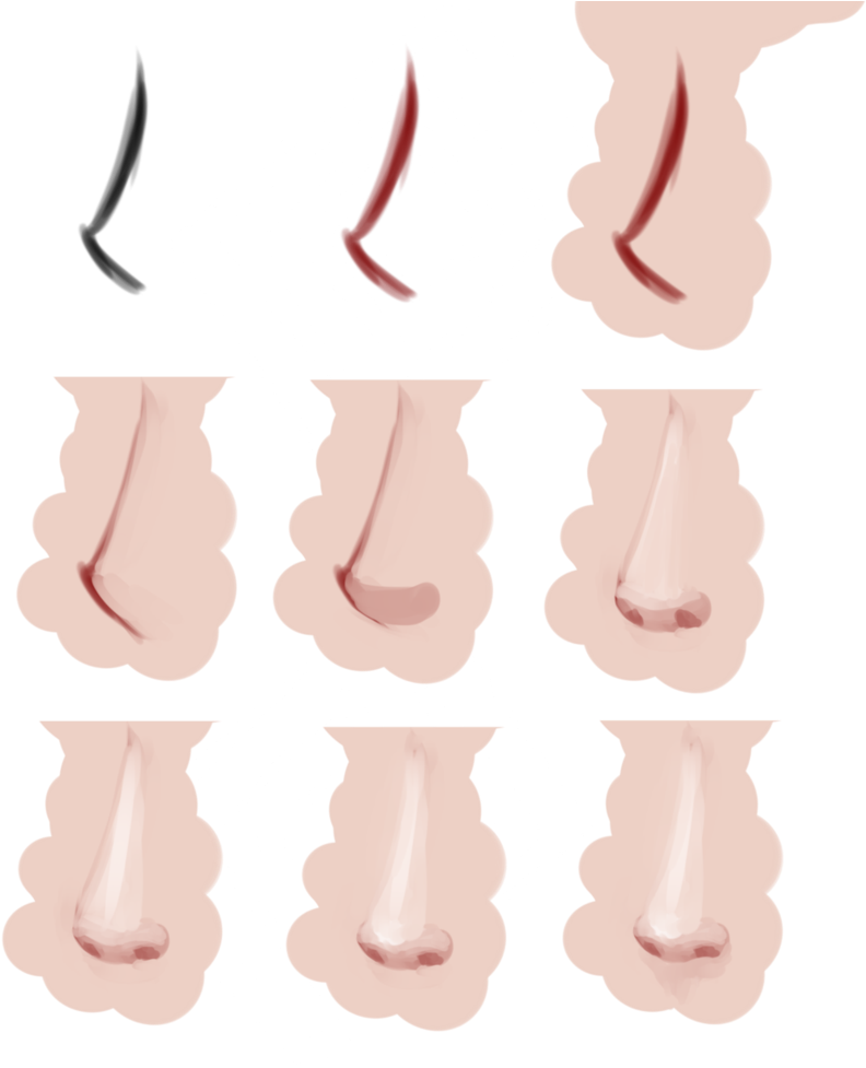 Nose Anime Eyes Google Search Noses Pinterest Anime - Anime Nose (816x979), Png Download