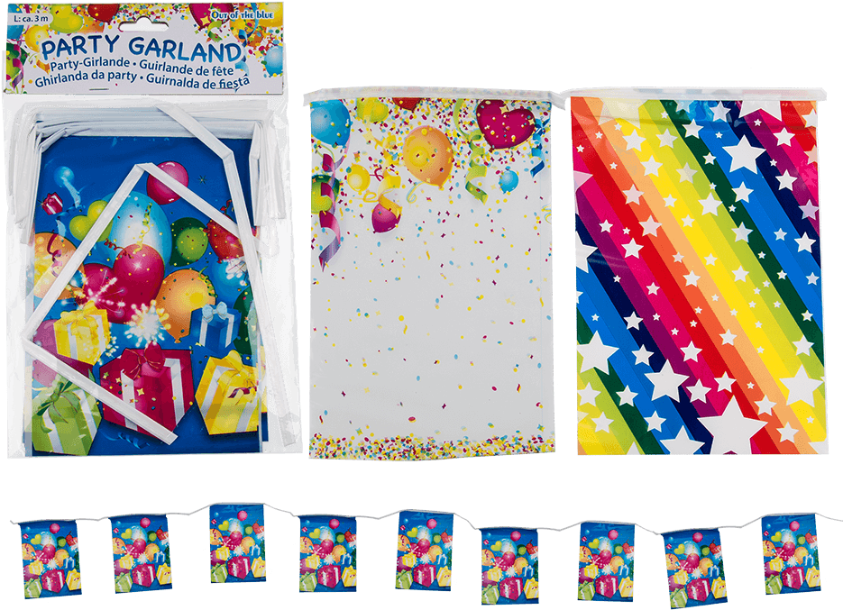 Party Garland - Geburtstagsdeko Für Den Kindergeburtstag, Variante (945x709), Png Download