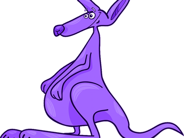 Kangaroo Clipart Purple - Letra K Animada (640x480), Png Download
