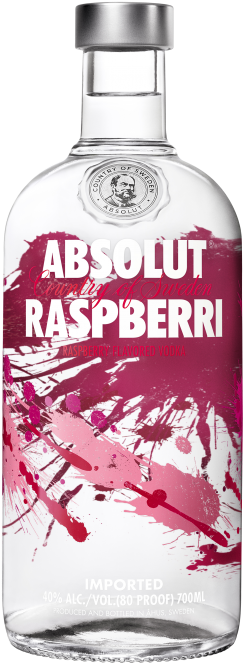 Absolut Raspberri Is Made Exclusively From Natural - Absolut Raspberri Flavoured Vodka (354x766), Png Download