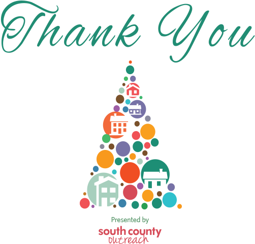 Png Thank You - South County Outreach (600x500), Png Download