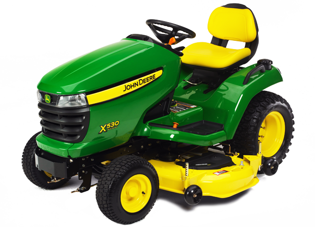 Riding Mowers Are The Most Traditional Type Of Lawnmower - Riding Lawn Mower (642x462), Png Download