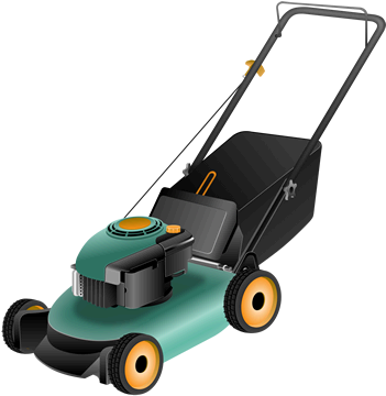 Get - Walk-behind Mower (352x370), Png Download