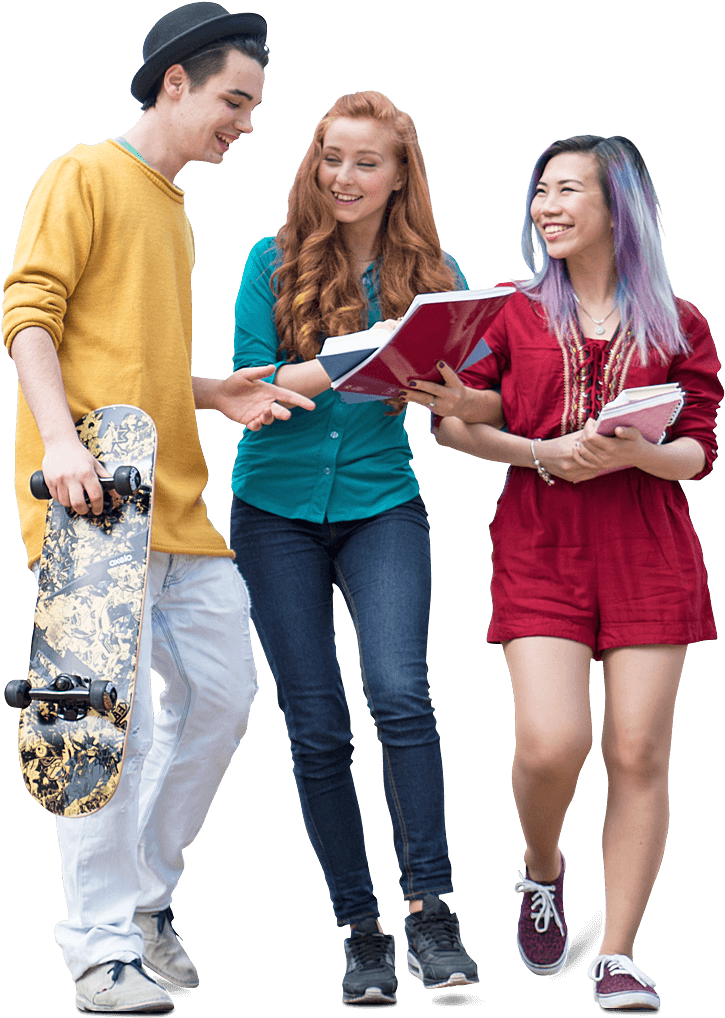 Com A Lot More Cutouts Like This One Group Friends - Adolescence (734x1029), Png Download