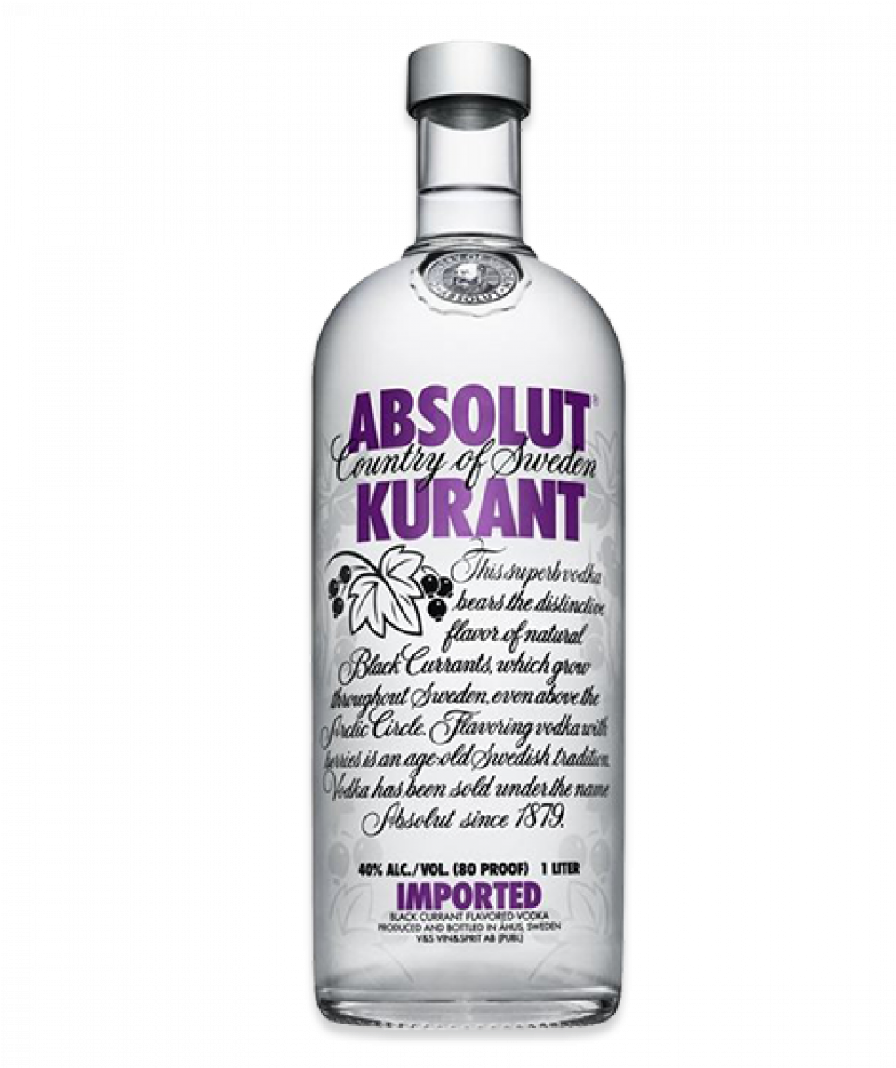 Absolut Kurant Vodka 700ml - Absolut Kurant Flavoured Vodka (1200x1200), Png Download