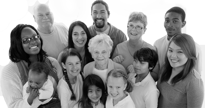 Each Year More Than 6,000 Individuals Are Treated On - Family And Friends Png (659x349), Png Download
