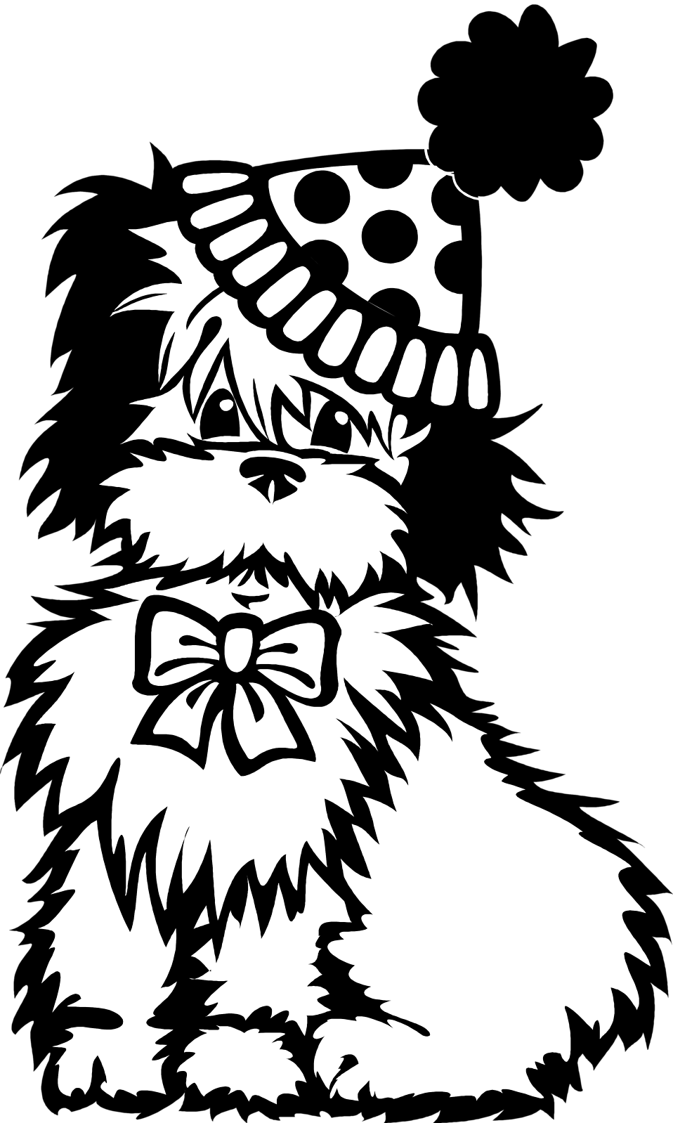 Free Stock Photo - Dibujos Para Colorear De Perritos (958x1598), Png Download