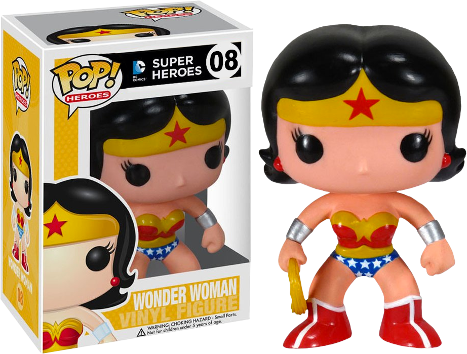 Wonder - Wonder Woman Pop Heroes (922x699), Png Download