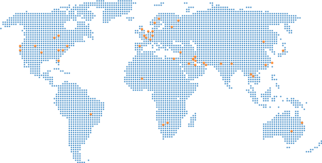 Zscaler Internet Access Is A Secure Internet And Web - World Map (1080x550), Png Download