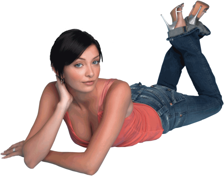 Share This Image - Girl Laying Down Png (737x600), Png Download