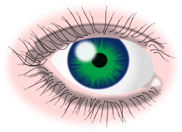 Green Eye Svg Clip Arts 600 X 437 Px (600x437), Png Download