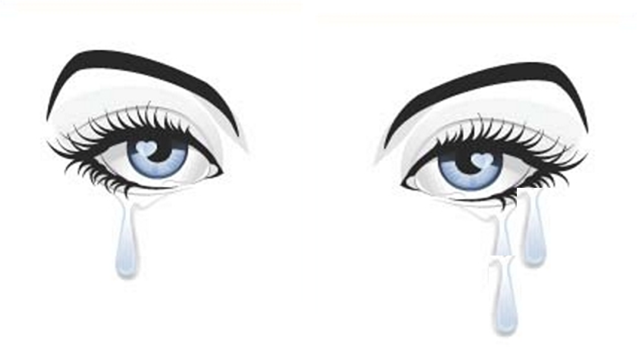 And Closed Her Eyes Shut Hoping Time Would Freeze - Sad Eyes Drawing (1315x717), Png Download