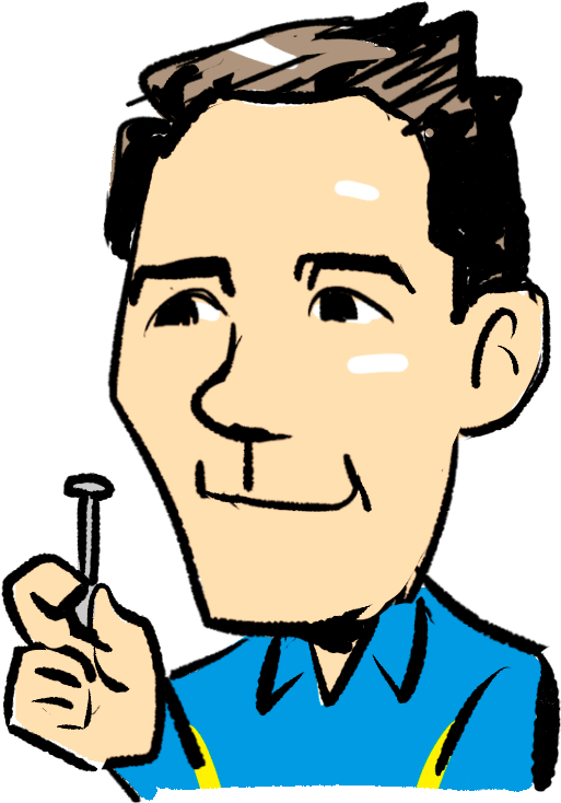 Russell Jordan - Cartoon (890x933), Png Download