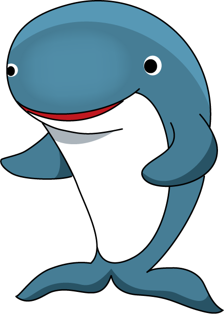 Whale Clipart - Clip Art (446x625), Png Download