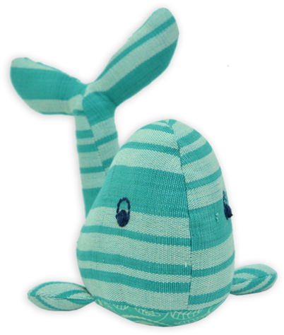 Handloomed Baby Whale - Turquoise (480x480), Png Download