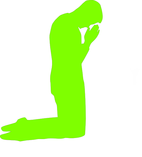 Praying Man - Clip Art (540x594), Png Download