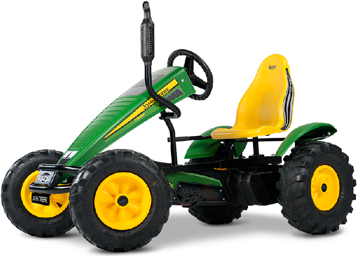 Berg Usa John Deere Bfr 3 Body Powered Go Kart - John Deere Berg (1000x510), Png Download