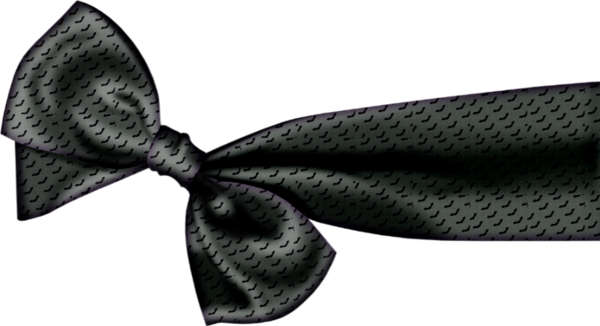 Ruban Noir Png, Tube - Ribbon (600x326), Png Download