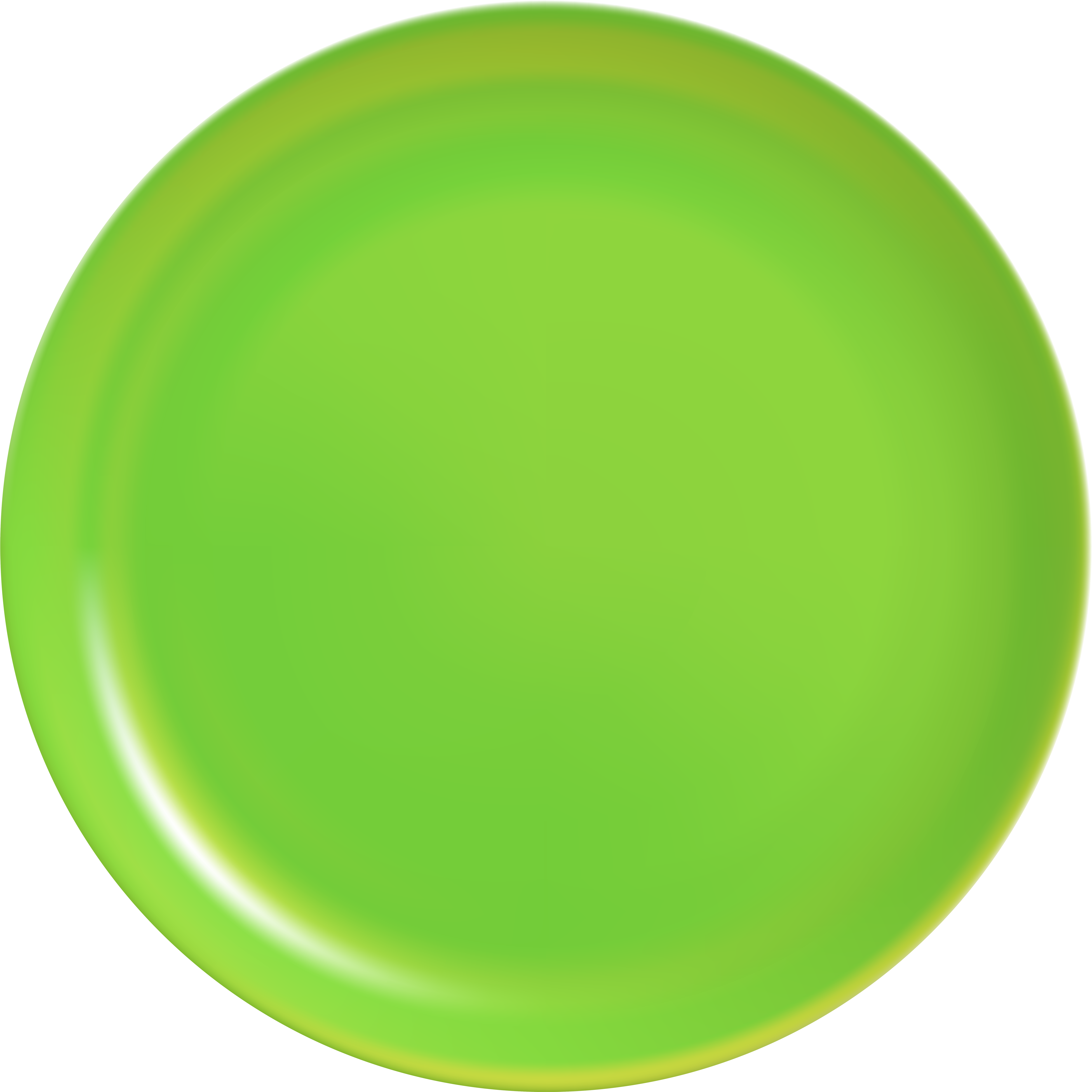 Green Plate Png Clip Art - Plate (6000x6000), Png Download