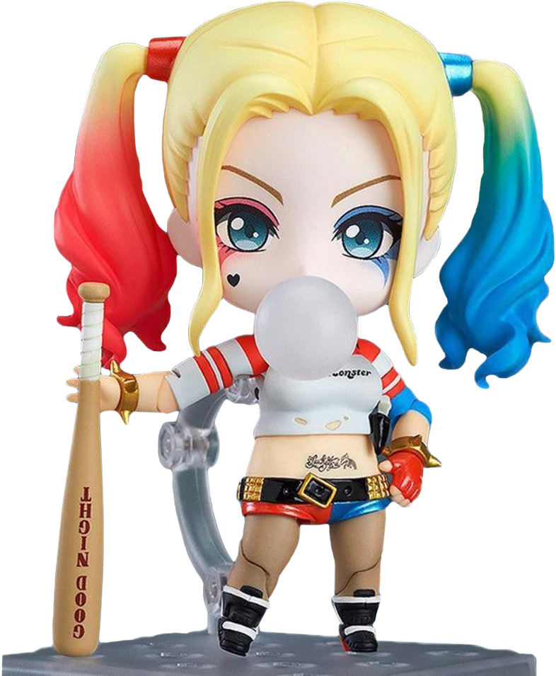 Harley Quinn 4” Nendoroid Action Figure - Nendoroid Harley Quinn: Suicide Edition (suicide Squad) (786x955), Png Download